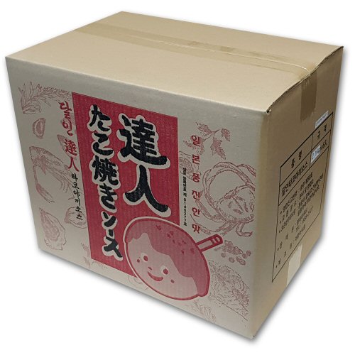 달인達人 타코야끼소스 업소용 제품(2.1kg x 6ea)